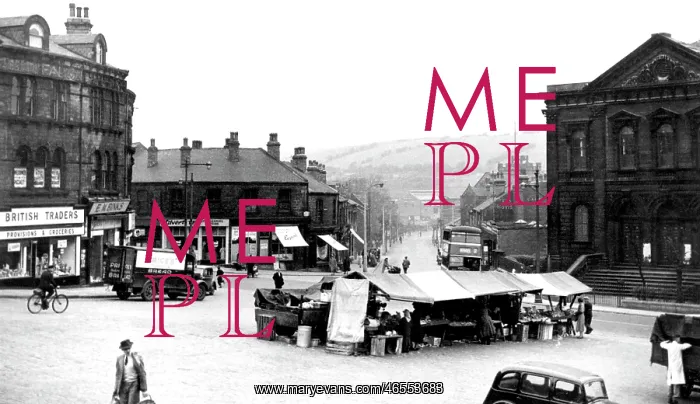  : Batley, Market Place and Branch Road c1955