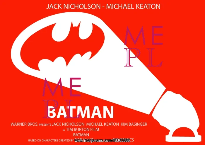 : Batman starring Jack Nicholson and Michael Keaton : Batman starring Jack Nicholson and Michael Keaton