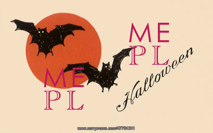  : Two Bats, Orange Moon