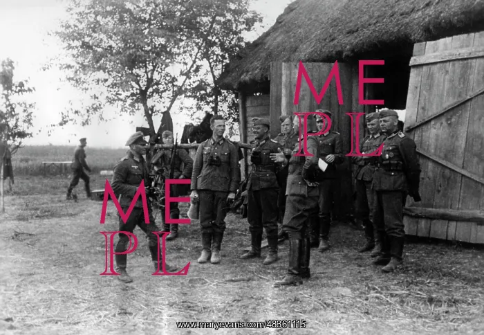 : Battalion command post of the Wehrmacht on the Eastern Front : Battalion command post of the Wehrmacht on the Eastern Front