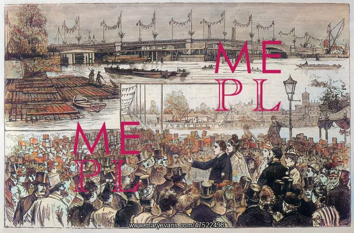 : BATTERSEA BRIDGE OPENING : BATTERSEA BRIDGE OPENING