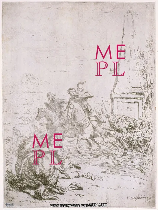 : Battle. Hendrick Verschuring. Battle (B 1), 1690 : Battle. Hendrick Verschuring. Battle (B 1), 1690
