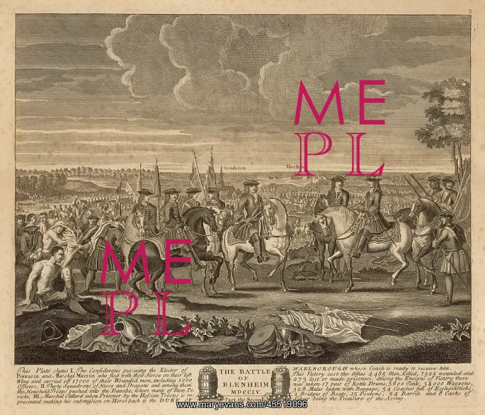 : BATTLE OF BLENHEIM : BATTLE OF BLENHEIM