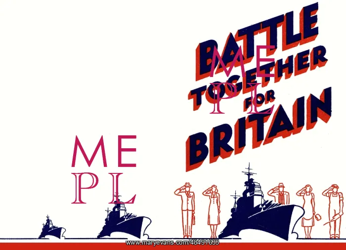  : Battle Together for Britain booklet cover, WW2