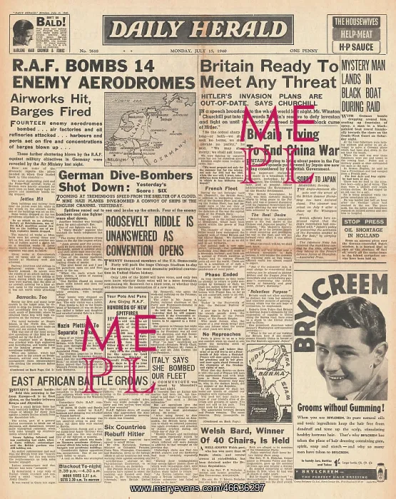 : Battle of Britain and Douglas Bader : Battle of Britain and Douglas Bader