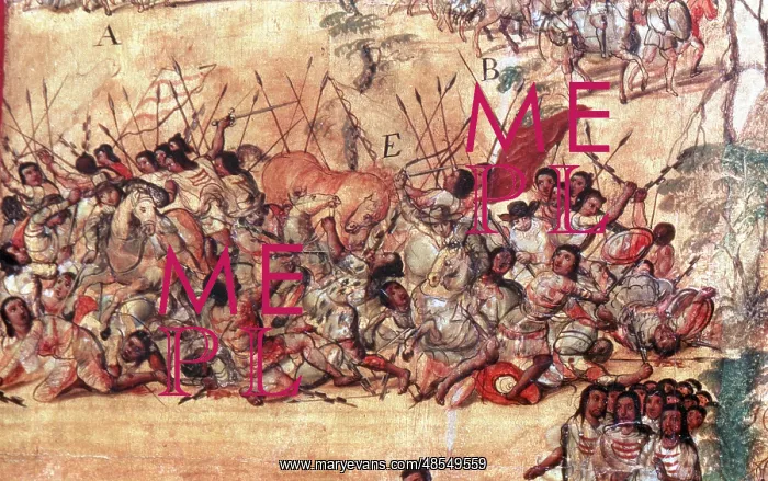 : Battle in the City of Cholula Between the Spaniards and the : Battle in the City of Cholula Between the Spaniards and the