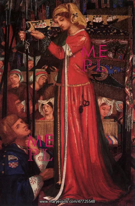 : Before the Battle, by D G Rossetti : Before the Battle, by D G Rossetti