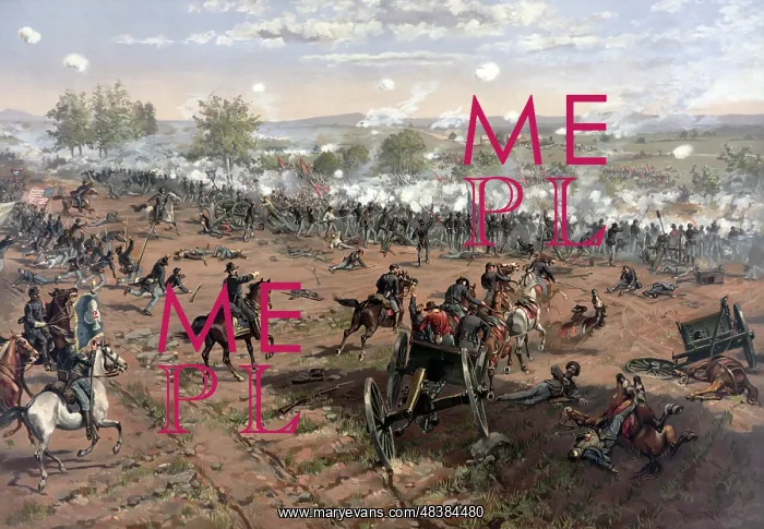 : Battle of Gettysburg, circa 1863 : Battle of Gettysburg, circa 1863