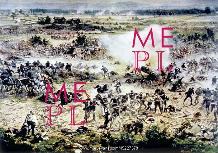 : The Battle of Gettysburg, Pickett's charge, ? : The Battle of Gettysburg, Pickett's charge, ?