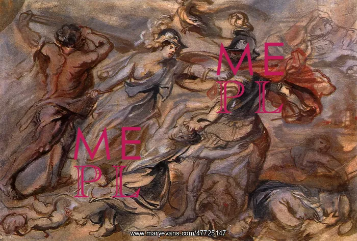  : Battle Among the Gods, by Rubens