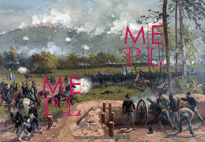 : Battle of Kennesaw Mountain circa 1864 : Battle of Kennesaw Mountain circa 1864