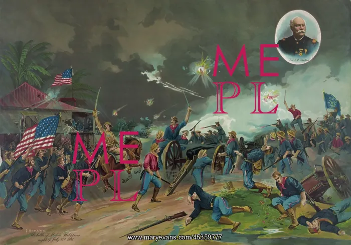: Battle of Malate, Philippine Islands, on the night : Battle of Malate, Philippine Islands, on the night