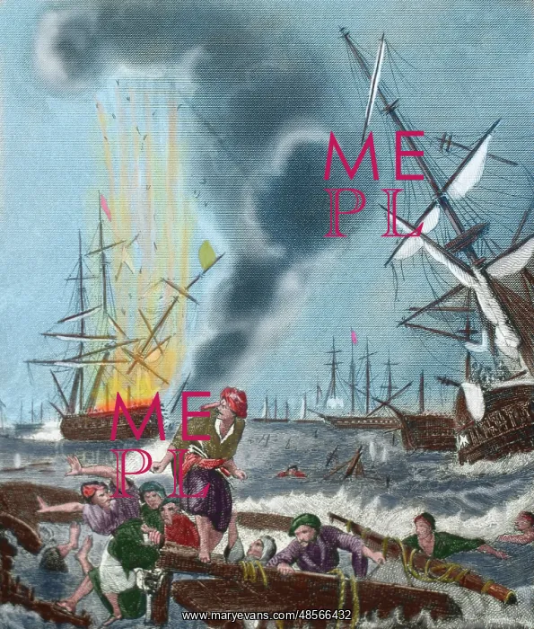 : Battle of Navarino. 20 October 1827. Greek War of Independen : Battle of Navarino. 20 October 1827. Greek War of Independen