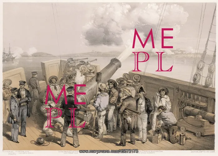 : Battle Scene 1854 : Battle Scene 1854