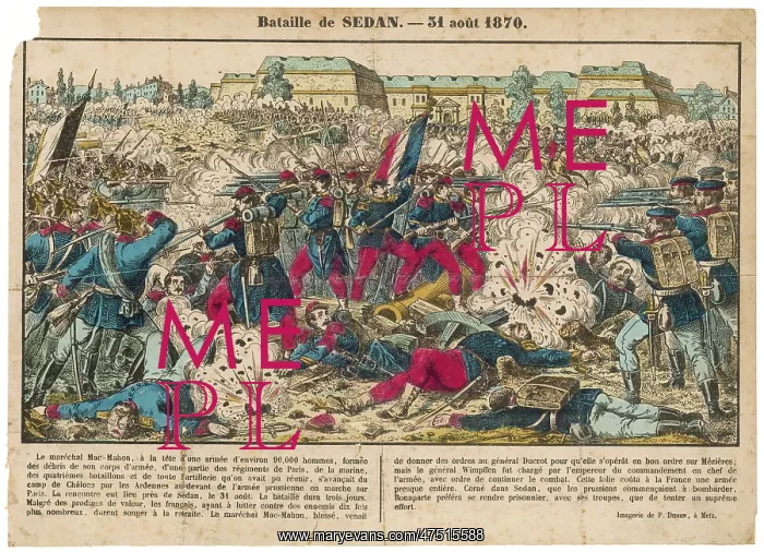 : BATTLE OF SEDAN / 1870 : BATTLE OF SEDAN / 1870