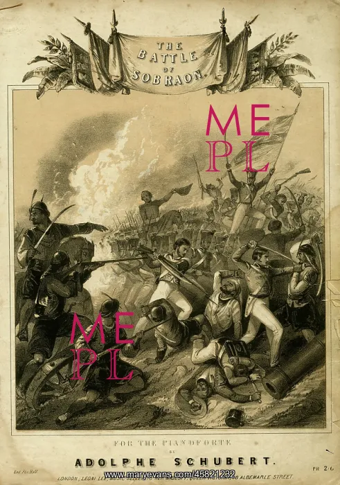 : BATTLE OF SOBRAON 1846 : BATTLE OF SOBRAON 1846