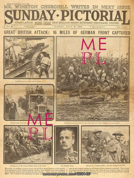 : Battle of the Somme, WW1 : Battle of the Somme, WW1