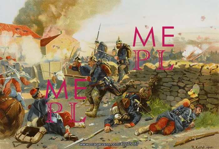 : BATTLE OF ST PRIVAT 1870 : BATTLE OF ST PRIVAT 1870