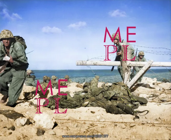 : The Battle of Tarawa Colourised : The Battle of Tarawa Colourised