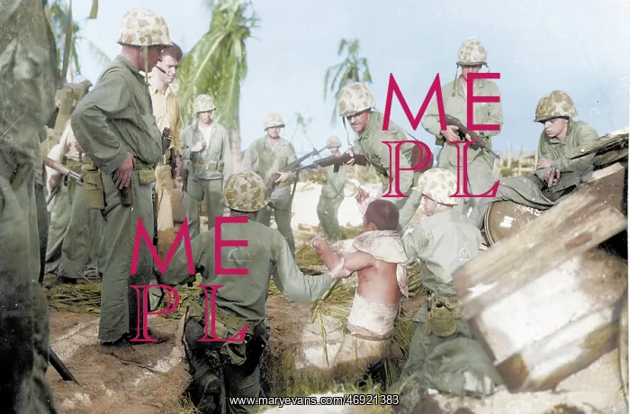: The Battle of Tarawa Colourised : The Battle of Tarawa Colourised