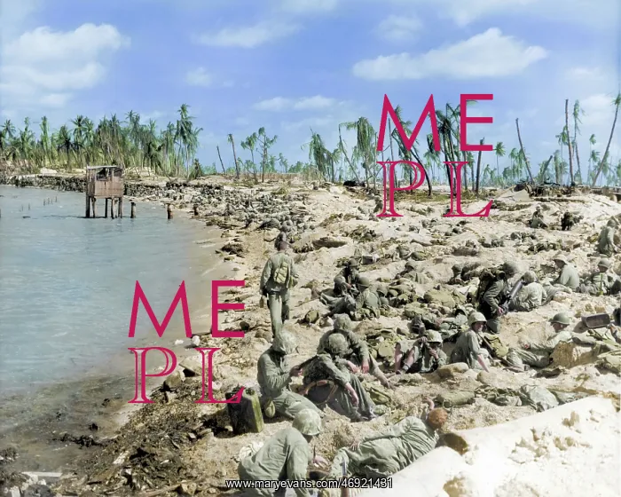 : The Battle of Tarawa Colourised : The Battle of Tarawa Colourised