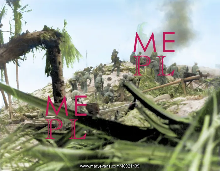 : The Battle of Tarawa Colourised : The Battle of Tarawa Colourised