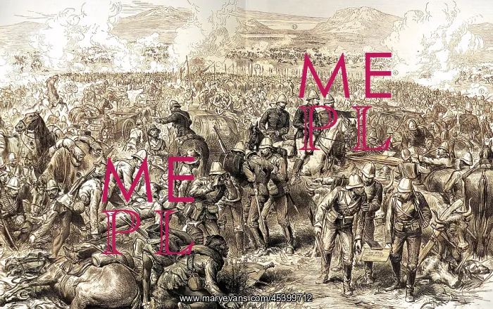 : The Battle of Ulundi. Inside the square : The Battle of Ulundi. Inside the square