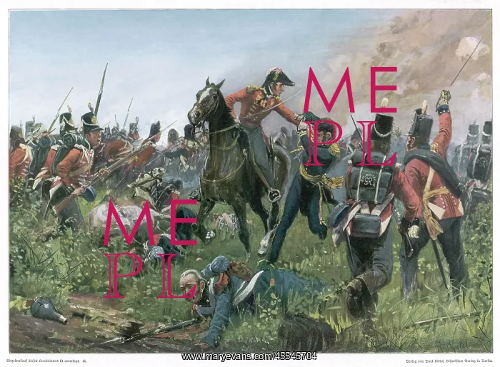 : Battle of Waterloo - Colonel Halkett captures Cambronne : Battle of Waterloo - Colonel Halkett captures Cambronne