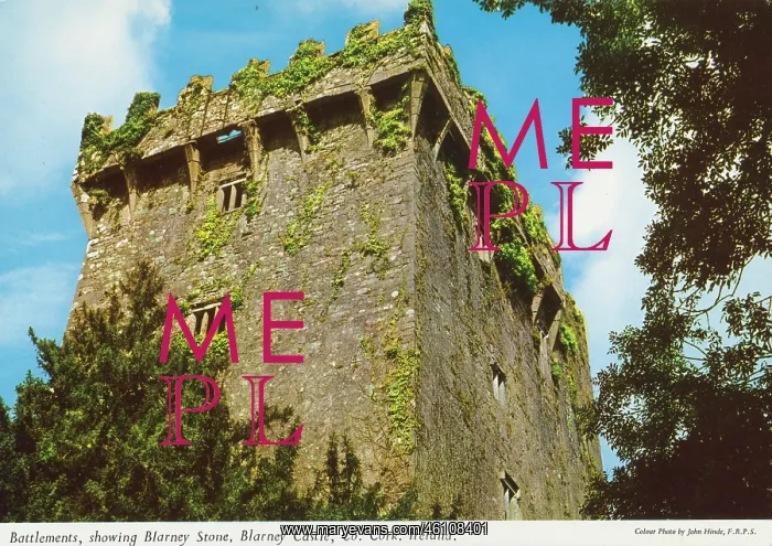 : Battlements and Blarney Stone, Blarney Castle, Co Cork : Battlements and Blarney Stone, Blarney Castle, Co Cork