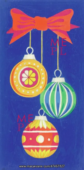 : Baubles and Red Bow ? Christmas gift tag : Baubles and Red Bow ? Christmas gift tag