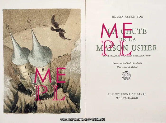 : BAUDELAIRE, Charles (1821-1867); POE, Edgar Allan (1809-1849 : BAUDELAIRE, Charles (1821-1867); POE, Edgar Allan (1809-1849