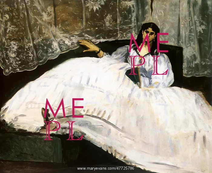 : Baudelaire's Mistress, by Manet : Baudelaire's Mistress, by Manet