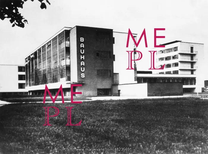 : The Bauhaus building in Dessau : The Bauhaus building in Dessau