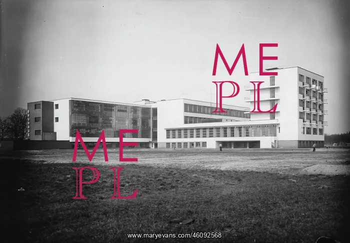 : The Bauhaus in Dessau - About 1928 : The Bauhaus in Dessau - About 1928