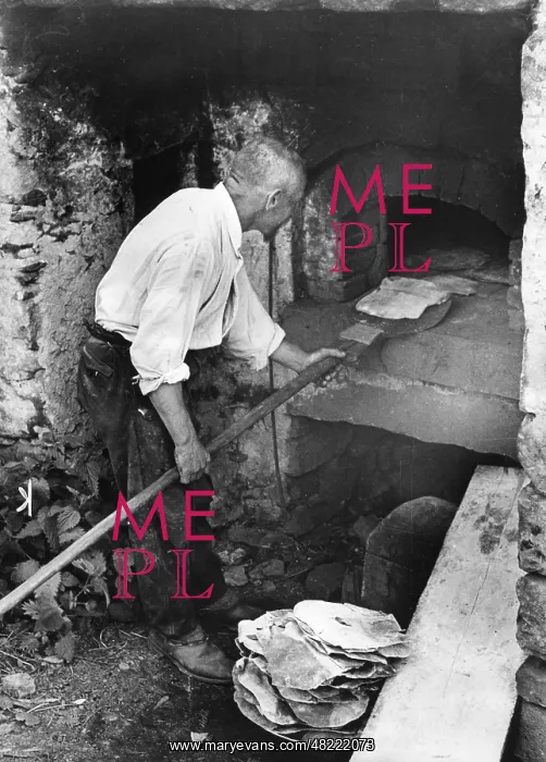 : Bavarian Forest - bread baking, 1934 : Bavarian Forest - bread baking, 1934