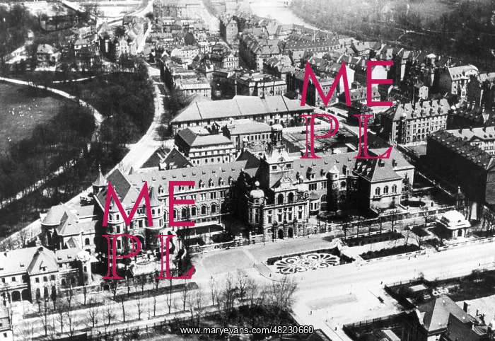 : Bavarian National Museum in Munich, about 1925 : Bavarian National Museum in Munich, about 1925
