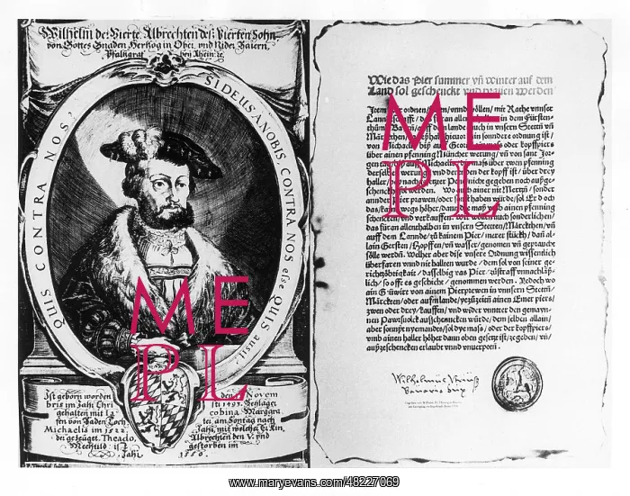 : The Bavarian Purity Law of 1516 : The Bavarian Purity Law of 1516