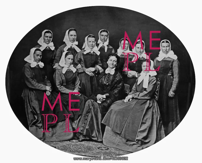 : Bavarian Red Cross nurses, 19th century : Bavarian Red Cross nurses, 19th century