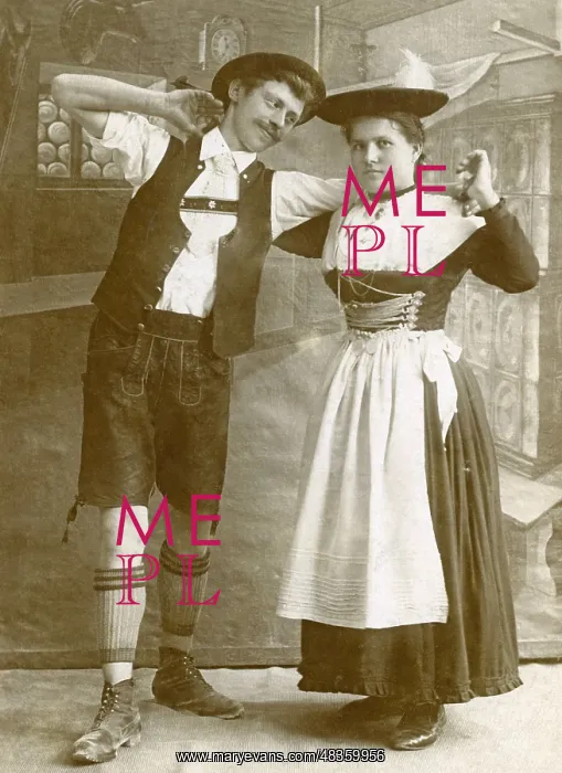 : Bavarian Schuhplattler, 1905 : Bavarian Schuhplattler, 1905