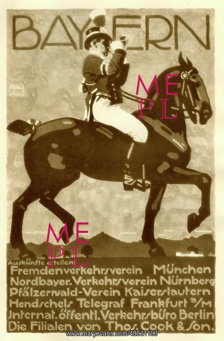 : A Bavarian tourism poster : A Bavarian tourism poster
