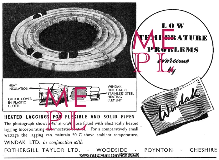  : Baxter Woodhouse & Taylor - Windak Heated Pipe Lagging