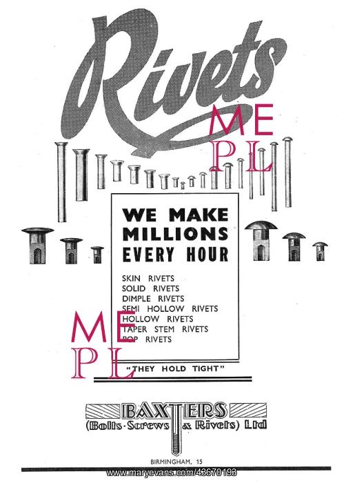 : Baxters Rivets : Baxters Rivets