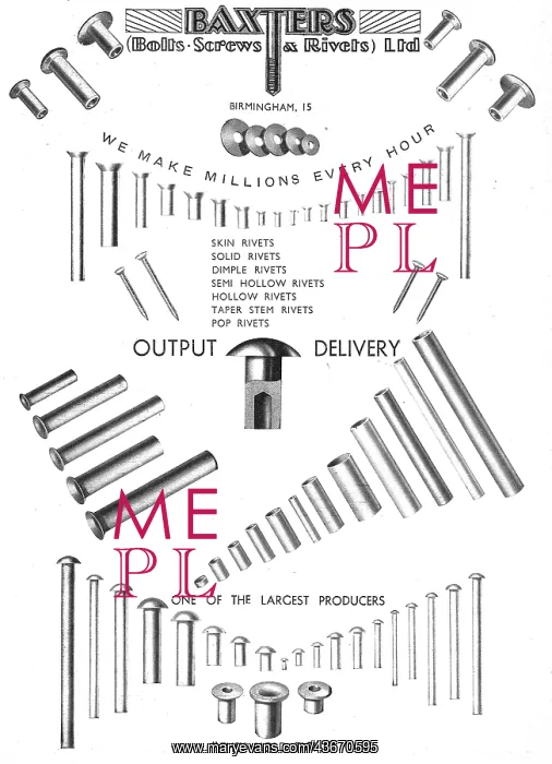  : Baxters Rivets