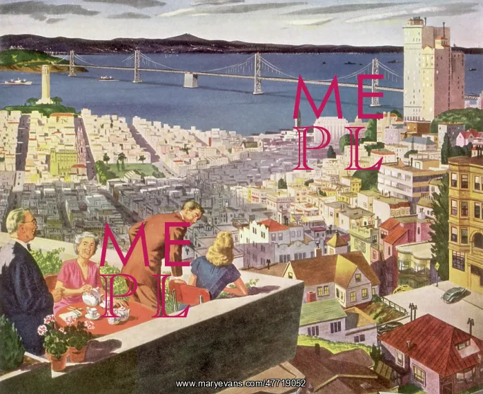  : Bay Bridge Terrace View. San Francisco
