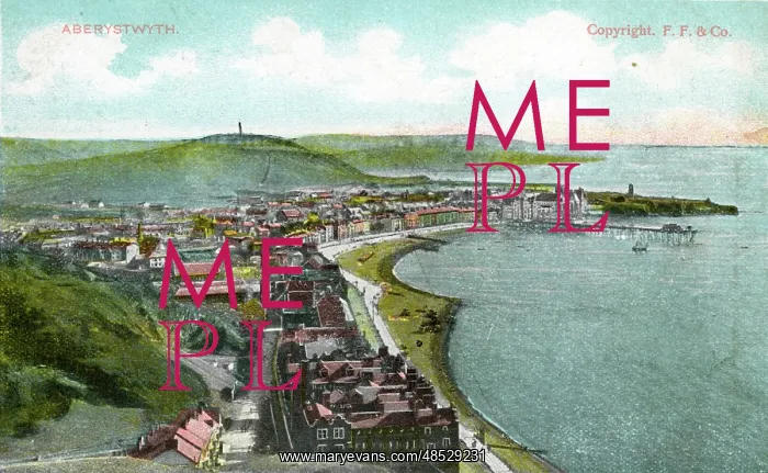 : Bay & Pier, Aberystwyth, Cardiganshire : Bay & Pier, Aberystwyth, Cardiganshire