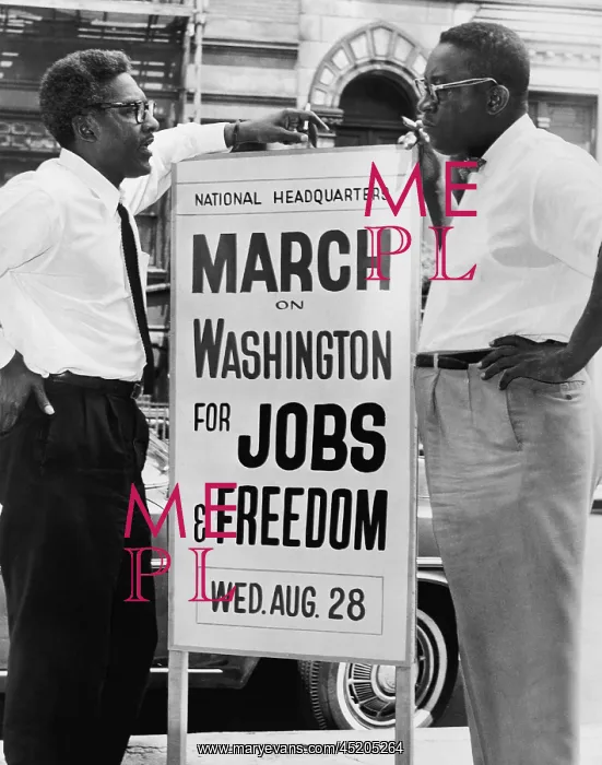 : For Bayard Rustin (1912-1987), here with ? : For Bayard Rustin (1912-1987), here with ?