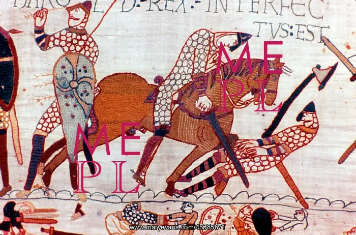 : Bayeux Tapestry - Death of King Harold : Bayeux Tapestry - Death of King Harold
