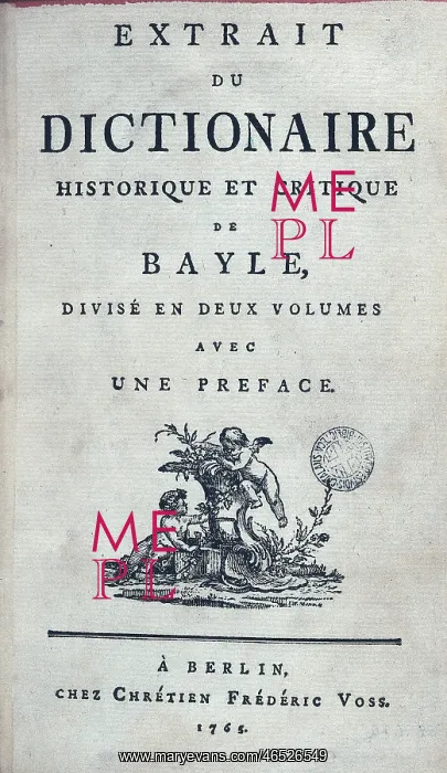 : BAYLE, Pierre (1647-1706) : BAYLE, Pierre (1647-1706)