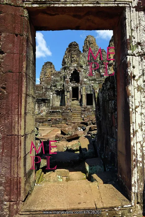 : Bayon, Khmer Temple in Angkor Thom, Siem Reap, Cambodia : Bayon, Khmer Temple in Angkor Thom, Siem Reap, Cambodia