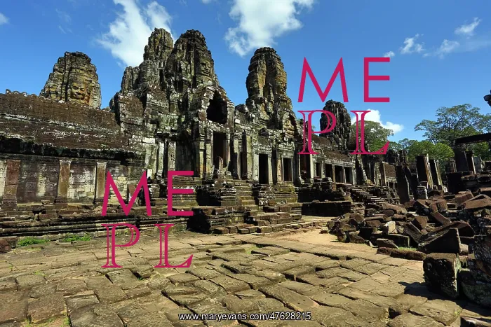 : Bayon, Khmer Temple in Angkor Thom, Siem Reap, Cambodia : Bayon, Khmer Temple in Angkor Thom, Siem Reap, Cambodia